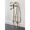 Kingston Brass CCK246K3 Freestanding Clawfoot Tub Faucet Package with Supply Line, Antique Brass CCK246K3 - alternate 6